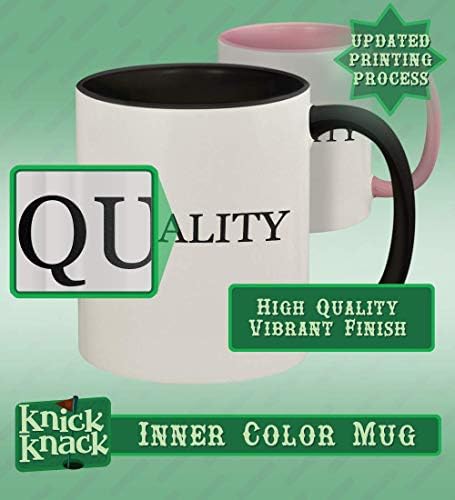 Cadouri Knick Knack Bugger - Hashtag Hashtag Mânerul colorat din ceramică și în interiorul cani de cafea, negru