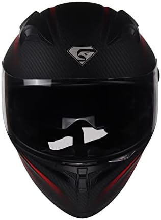Kypara Casca de motocicleta Full Face cu vizor colorat intern & amp; DOT aprobat pentru Moped ATV Cruiser Scooter