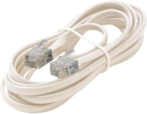 STEREN 7 picioare Ivory Telefon Telefon Extensie Linie de cablu Sârmă de cablu cu bufele standard RJ-11 6-conductor