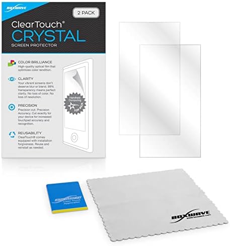 Protector de ecran BoxWave compatibil cu Galaxy S5-cristal ClearTouch, piele de film HD-scuturi de zgârieturi pentru Galaxy