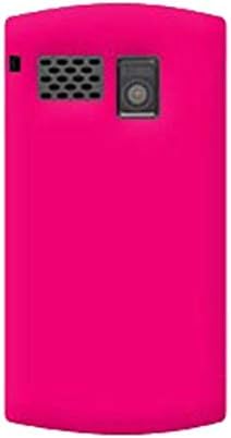 Carcasă de jeleu cu piele siliconică Amzer pentru Sanyo Incognito SCP -6760 - roz fierbinte