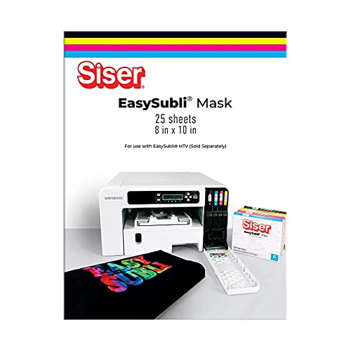 Bandă de transfer de mască Siser Easysubli 8 x 10 - 25 pachet