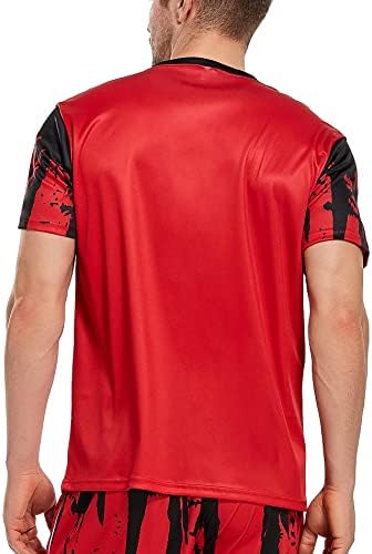 Tricouri grafice CenConel pentru bărbați Cu mânecă scurtă, care elimină umezeala, antrenament, alergare Atletică, Sală de sport,