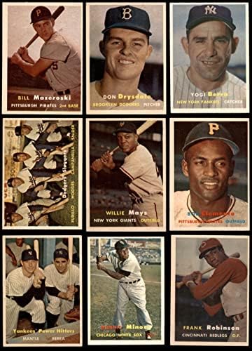 1957 Topps Baseball Număr scăzut Set complet Ex/Mt