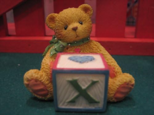 Teddies prețuit Enesco Bear cu figurina X Block