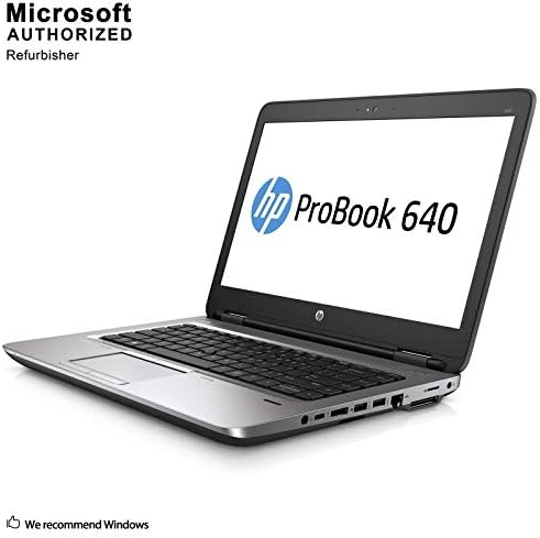 HP ProBook 640 G2 laptop de afaceri de 14 inci, Intel Core i7-6600U până la 3,4 GHz, 16G DDR4, 512G SSD, cameră web, USB 3.0,