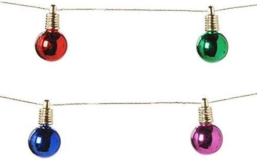 Cu ridicata Miniaturi de Crăciun de 6,5 ft Ornament Shiny Garland 2439-94