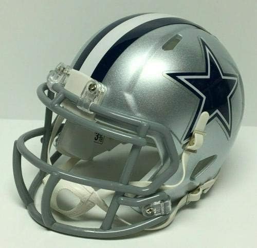 Ezekiel Elliott a semnat Dallas Cowboys mini-cască Fanatics A268612-Mini căști NFL cu autograf
