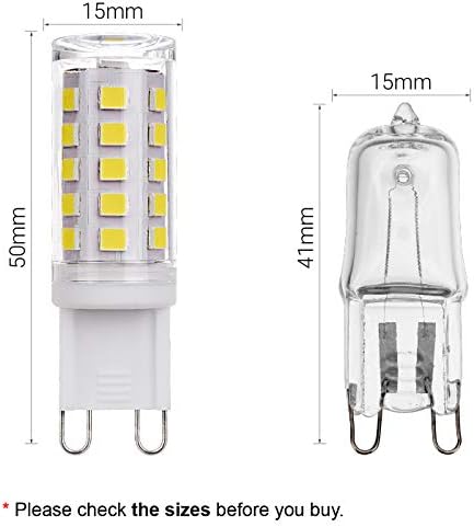 JAUHOFOGEI G9 LED bec 120V, 3 watt înlocuire pentru 25W T4 JCD Halogen, cristal plafon candelabru lampă pandantiv Becuri, Non-dimmable