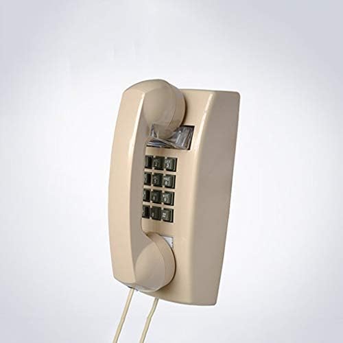 Zyzmh Telefon montat pe perete ， stil retro Wall Phone Control volum de telefon fix impermeabil și dovadă pentru