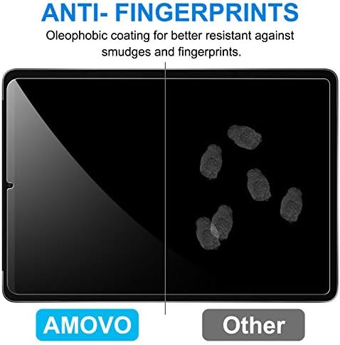Amovo [2 pachet compatibil cu iPad Mini 2021 Screen Protector Sticla temperată [9H Hardness] [Case Friendly] [rezistent la