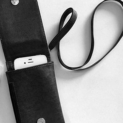 s -arta model de telefon portofelul de portofel agățat pungă mobilă buzunar negru