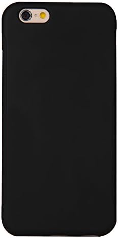 NIL NL-IP6STPU-BK TPU carcasă moale compatibilă cu iPhone 6 Plus, carcasă moale de culoare pură, negru