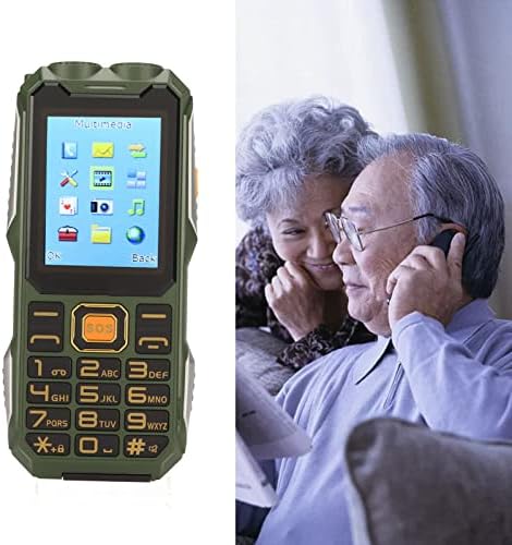 Vingvo Button mare Telefon în vârstă, în aer liber, în aer liber, Buton mare Calendar pentru telefon mobil ABS 2G