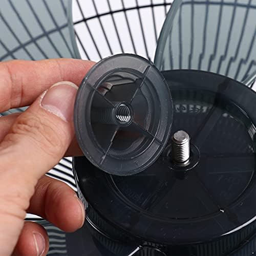Iiniim 12/14 Inch Universal plastic Fan Blade înlocuire 5 frunze cu capac de piuliță pentru General Standing fan Table Fanner
