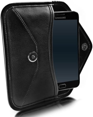 Carcasă Boxwave pentru BlackBerry Evolve - pungă de messenger din piele de elită, carcasă de acoperire din piele sintetică