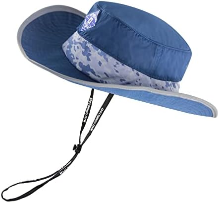 BOOMS Pescuit A01 Sun Sun Hat - UPF 50 pălărie de protecție solară, pălării cu găleată pentru bărbați, pălărie de pescuit Lățime