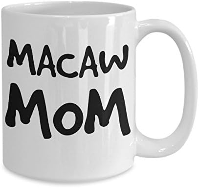 Cauta de cafea cu ceai din ceai de 11 oz, macaw - perfect pentru călătorii și cadouri