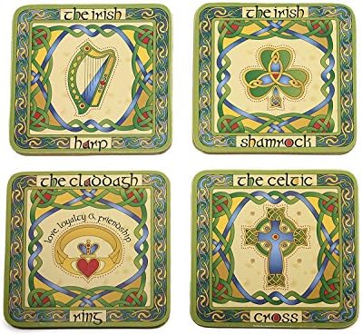 Simboluri irlandeze set de cocktail -uri de patru