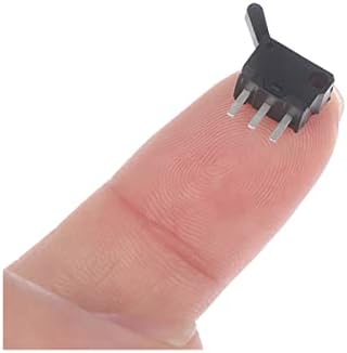 Comutatoare industriale 10buc / pachet negru micro comutator miniatural limită mică comutator de călătorie cu întrerupătoare