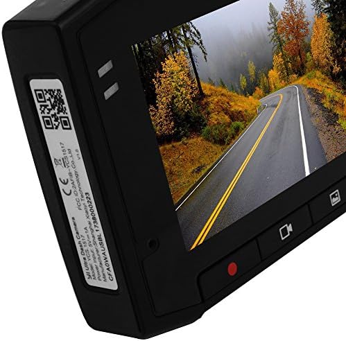 SKYLOMI Full Corp Protector Skin Compatibil cu Yi 2.7K Ultra Dash Cam Techskin Full Acoperire Clear HD Film