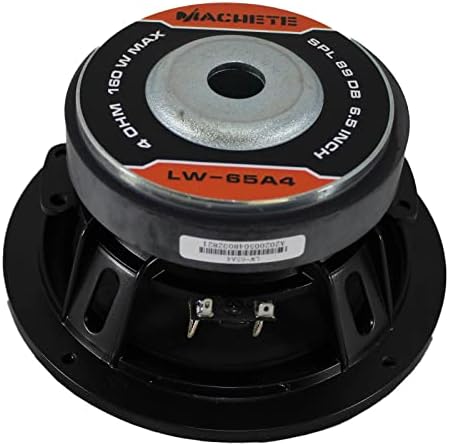 Deaf Bonce Car Audio 6.5 Difuzor de la Mid-Bass 160 Watt 4 Ohm Malete Series LW-65A4