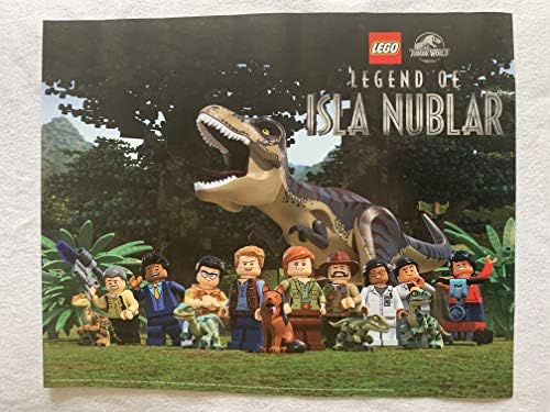 LEGO JURASSIC Park legenda ISLA NUBLAR-16 X20 Poster promoțional original SDCC 2019 exclusiv
