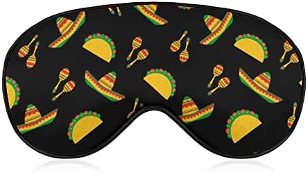 Masca națională de somn Taco Sleep Durabil Blindfold Sother Mask Huse cu curea reglabilă pentru bărbați pentru femei
