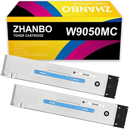 Zhanbo W9050MC W9050 MC Cartuș de toner negru reconstruit compatibil pentru HP Color Laserjet gestionat MFP MEG87640Z 87650Z