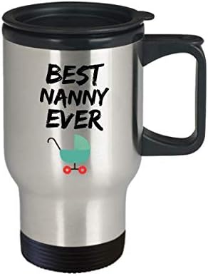 Nanny Travel Cug Cel mai bun cadou amuzant pentru nany Cuguri de ceai de cafea 14oz oțel inoxidabil
