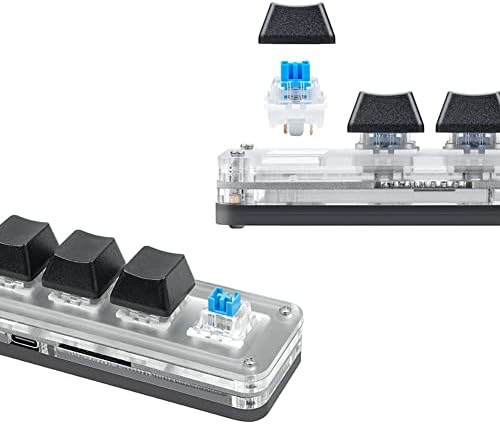 WIKINK 12 taste tastatură personalizată, funcție de memorie multifuncțională cu o singură mână, cu 2 butoane, tastatură Multifuncțională