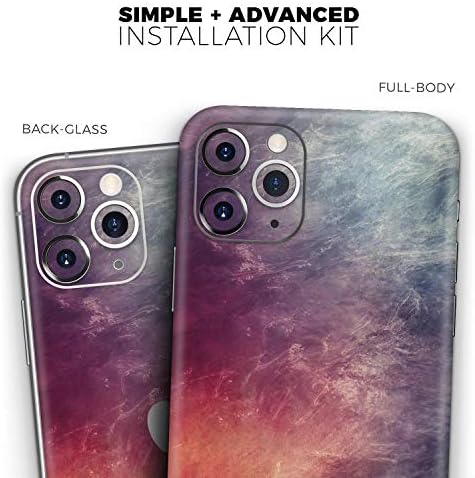 Design Skinz Abstract Fire & Ice V19 - DesignSkinz Protector Vinyl Decal Decal Cover Piele compatibil cu Apple iPhone 11