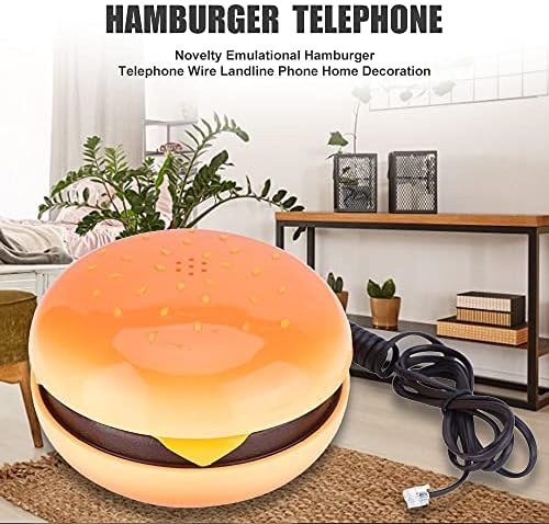 N/un hamburger emulațional telefon prin telefon fix decorare acasă sârmă telefonică