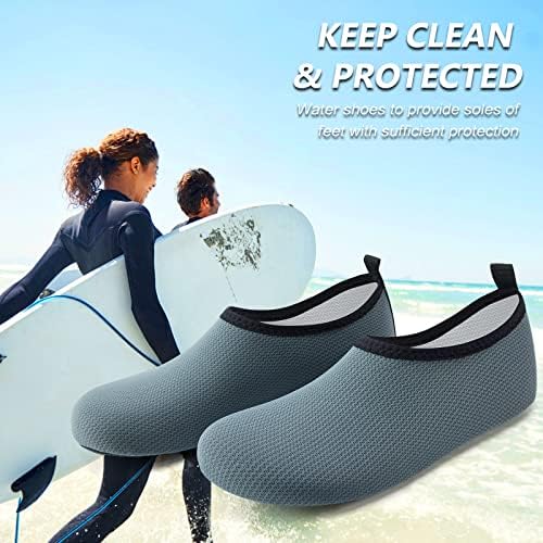 Pantofi de apă Deevike pentru femei pentru bărbați desculți șosete acvatice cu uscare rapidă pentru a se înota pe plajă exercițiu de yoga de yoga