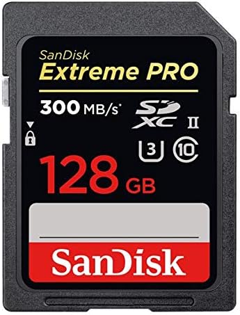 SanDisk Extreme PRO 128gb SD card funcționează cu camera Canon Mirrorless EOS R5 c U3 V90 4k 8k clasa 10 UHS-II pachet cu 1