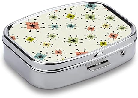 Pilula cu pastile stele colorate cu model de medicamente în formă de pătrat tabletă carcasă portabilă cu cutie de pilule de