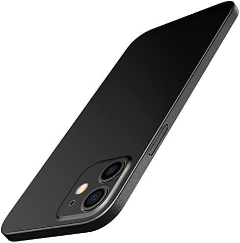 Carcasă JETech Ultra Slim pentru iPhone 12, 6,1 inci, capac pentru obiectivul camerei protecție completă, ușoară, finisaj mat
