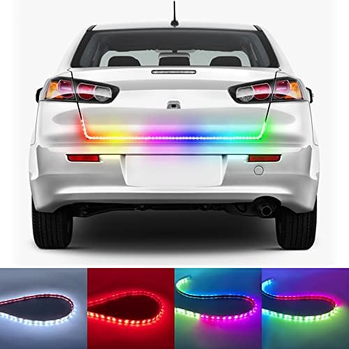 Teguangmei Car LED Strip Lights Car Flexible 48 inch Dream Color RGB exterior portbagaj LED lumini de zi Kit impermeabil pentru