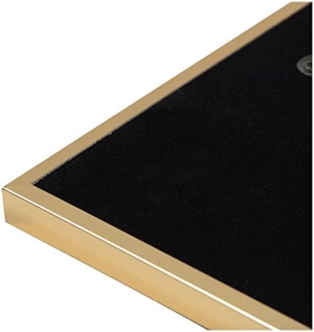 Jam Paper Hârtie Silver Placat Metal Frame - 5 x 7 - Panou interior din aur - vândut individual