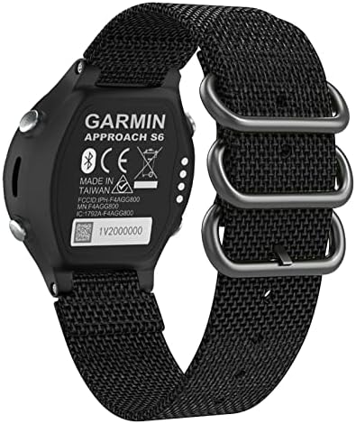 SCHIK 15mm Sport Nailon Watchband curea pentru Garmin abordare S6 ceas inteligent pentru Garmin Forerunner 735XT/220/230/235/620/630