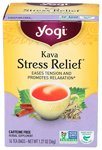Ceai Yogi, Kava Stres Relief, 16 Conta