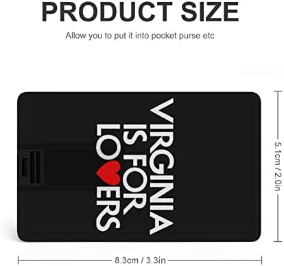 Virginia este destinată iubitorilor USB Flash Drive Card Personalizate Card Drive Memorie Stick USB Cadouri cheie