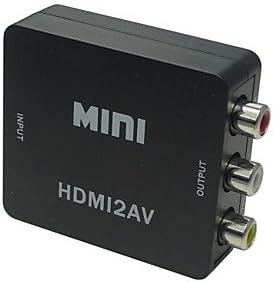 Mini HDMI v1.4 la RCA AV/CVBS Convertor de adaptor compus pentru PC PS3 VCR DVD PAL NTSC