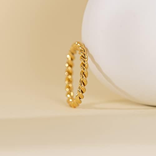 Inele Benique Chunky, inel cu sigiliu de aur pentru femei bărbați, inel Dome, inel Croissant, inel de declarație, oțel inoxidabil