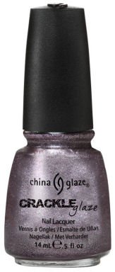 China Glaze Crackle Metale Lallish - bucăți de platină - 0,5 oz