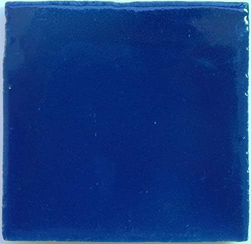 Faianta Mexican Solid albastru culoare Talavera Mexican pictate manual gresie cutie de 100 de piese S003