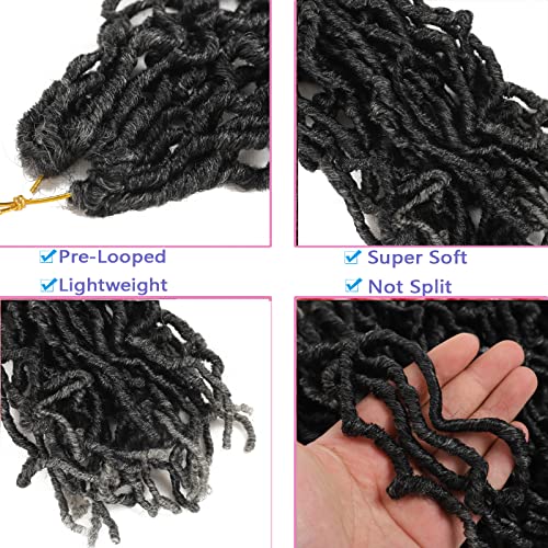 10 pachete scurte Faux Locs Crochet Hair tgrey 12inch Soft Locs wavy 150 Fire Dreadlocks crochet Braids Natural pre-Looped