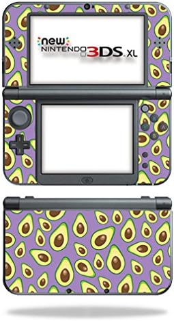 Mightyskins Skin Compatibil cu noul Nintendo 3DS XL Carcasă Copertă Copertă Skins Skins Avocado violet