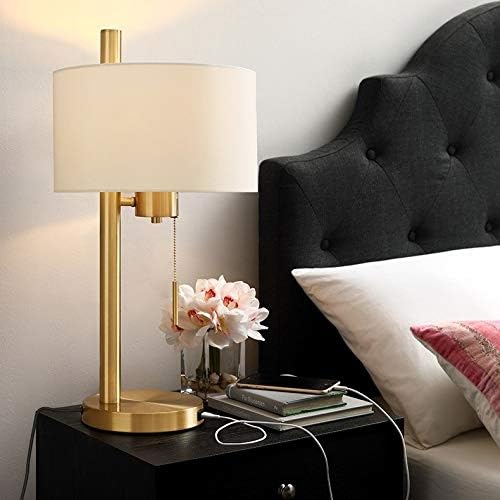 Lampa de masă zhaolei lampă dormitor lampă de noptieră simplă living living usb încărcare birou personalitate creativă lampă