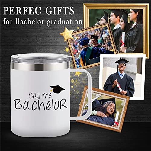 Cadouri de absolvire a Colegiului cană de cafea-12 oz Call me bachelor gift idea pentru băiat, fată, cadouri de absolvire a